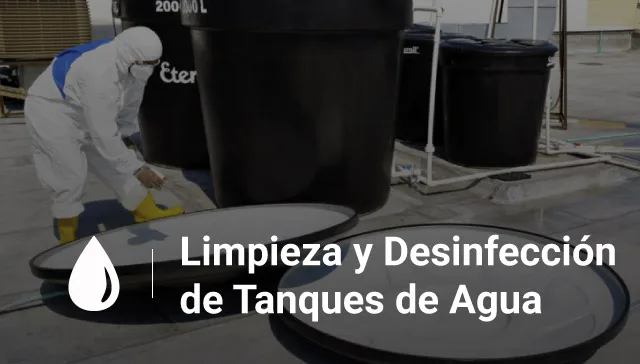 Limpieza y desinfección de tanques y cisternas